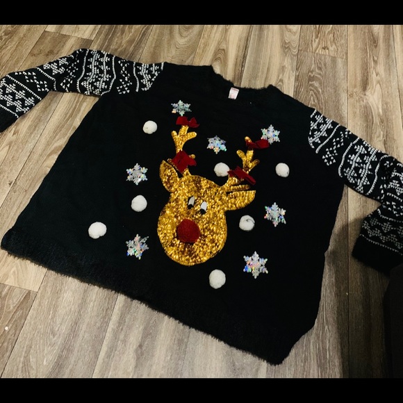 Holiday Time Sweaters - Unique Reindeer super soft sweater.